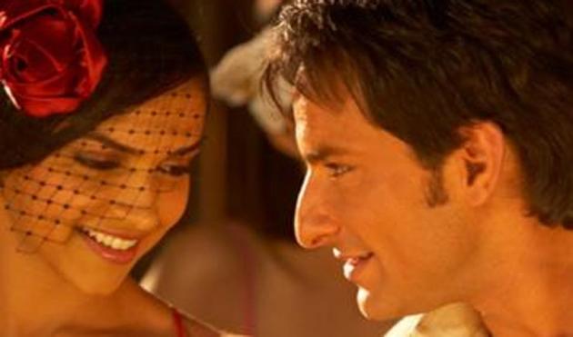Deepika Padukone and Saif Ali Khan in a still from Love Aaj Kal. Deepika Padukone and Saif Ali Khan in a still from Love Aaj Kal.