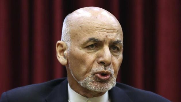 Afghan President Ashraf Ghani speaks during a news conference at the presidential palace in Kabul, Afghanistan. (AP) Afghan President Ashraf Ghani speaks during a news conference at the presidential palace in Kabul, Afghanistan. (AP)