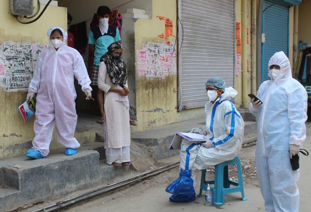At least 38 inmates of a care home managed by the Missionaries of Charity were tested positive on Friday.(Yogendra Kumar/HT PHOTO) At least 38 inmates of a care home managed by the Missionaries of Charity were tested positive on Friday.(Yogendra Kumar/HT PHOTO)
