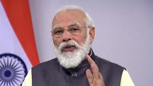 Narendra Modi mentioned self-reliance no less than 17 times in a broadcast to the nation(PTI)