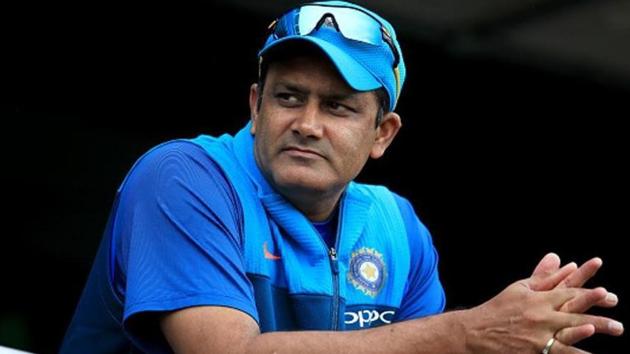 India head coach Anil Kumble before the ICC Champions Trophy, semi-final match at Edgbaston, Birmingham.(PA Images via Getty Images)
