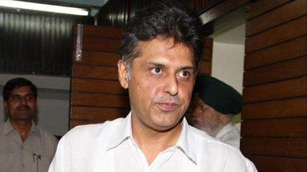 Senior Congress leader and former Union minister Manish Tewari.(HT Photo)