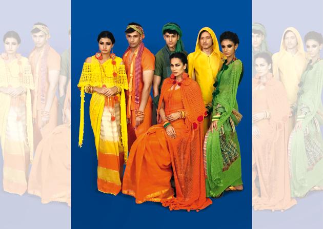Even today there are almost 18 different styles of sari-draping still in use all over India