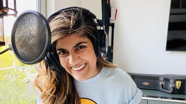 Singer Ananya Birla recorded her latest song Let There Be Love in her home studio.