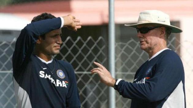 File image of Greg Chappell with Irfan Pathan. (AFP) File image of Greg Chappell with Irfan Pathan. (AFP)