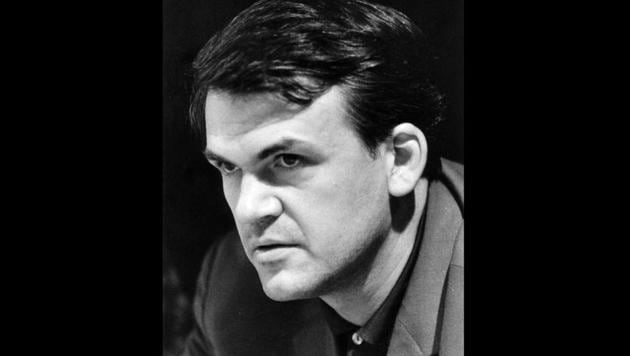 This June 27, 1967 file photo shows Milan Kundera, a Czech-born author living in France. Kundera, the Czech-born author of The Unbearable Lightness of Being has decided to donate his private library and archive to a public library in the Czech Republic.(Jovan Dezort/CTK via AP, file)