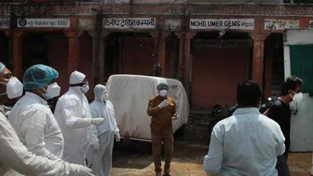 A total of 30,710 patients have been discharged after treatment, while 703 others have died due to the infection to date, as per the health department. (Himanshu Vyas/HT file photo) A total of 30,710 patients have been discharged after treatment, while 703 others have died due to the infection to date, as per the health department. (Himanshu Vyas/HT file photo)