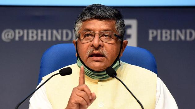 Ravi Shankar Prasad(Sonu Mehta/HT PHOTO)