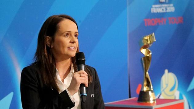 Head of FIFA’s women’s competitions, Sara Booth. (Getty Images) Head of FIFA’s women’s competitions, Sara Booth. (Getty Images)