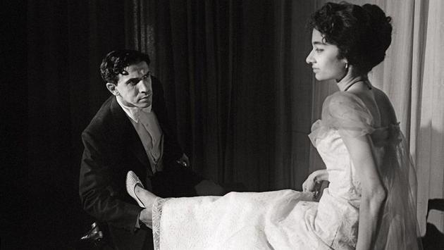 Alaknanda Samarth as Miss Julie in August Strindberg’s play Miss Julie, directed by Alkazi for the Theatre Unit in Bombay in 1960. (Alkazi Collection of Photography/Mitter bedi)