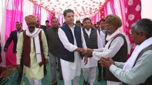 Congress leaders have alleged that Pilot camp is staying at a Haryana hotel on BJP’s hospitality. They have also accused the BJP of attempting to topple the Gehlot-led government in Rajasthan. (Photo @SachinPilot)
