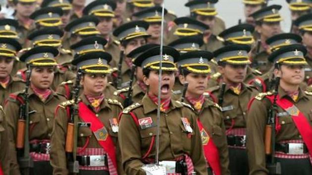 All women contingent of Indian Army during the rehearsal for the Republic Day parade at Rajpath in New Delhi. (PTI) All women contingent of Indian Army during the rehearsal for the Republic Day parade at Rajpath in New Delhi. (PTI)