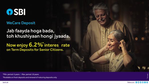 SBI launches WeCare term deposit scheme for senior citizens - Hindustan Times