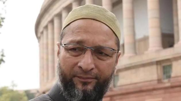 All India Majlis-e-Ittehad-ul-Muslimeen (AIMIM) chief Asaduddin Owaisi .(HT photo)