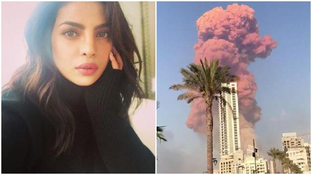 Priyanka Chopra is praying for Beirut. Priyanka Chopra is praying for Beirut.