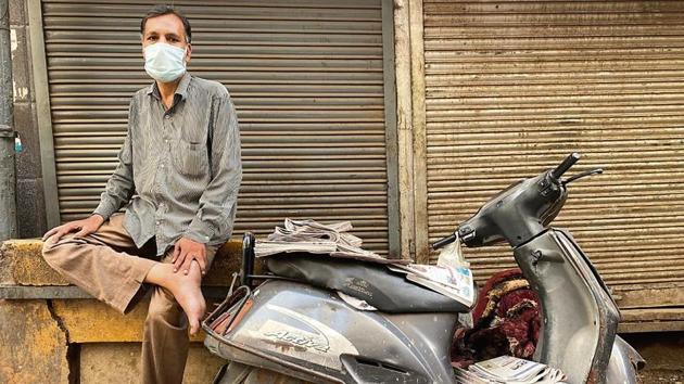 The gentleman feels confident in his talented son enjoying a career that will be superior to his. He himself has been a newspaper seller for decades. The gentleman feels confident in his talented son enjoying a career that will be superior to his. He himself has been a newspaper seller for decades.