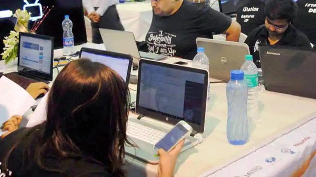 Smart India Hackathon 2020.(PTI file) Smart India Hackathon 2020.(PTI file)