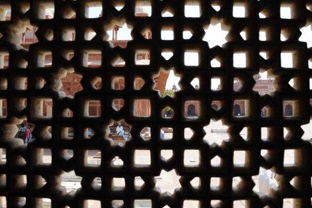 Poetry in stone: Fatehpur Sikri through a jali. (Corbis via Getty Images) Poetry in stone: Fatehpur Sikri through a jali. (Corbis via Getty Images)