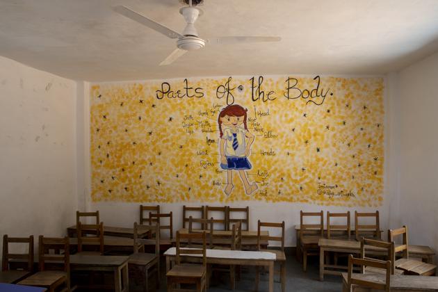 Chairs and benches lie inside an empty classroom of a private school that has remained closed for the past four months because of the coronavirus pandemic in Srinagar, Jammu and Kashmir, Wednesday, July 22, 2020. (AP) Chairs and benches lie inside an empty classroom of a private school that has remained closed for the past four months because of the coronavirus pandemic in Srinagar, Jammu and Kashmir, Wednesday, July 22, 2020. (AP)
