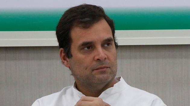 Congress leader Rahul Gandhi addressed party workers and leaders in Bihar via video conferencing on August 6, 2020.(Reuters File Photo) Congress leader Rahul Gandhi addressed party workers and leaders in Bihar via video conferencing on August 6, 2020.(Reuters File Photo)