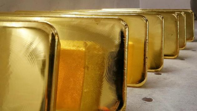 Newly cast ingots of 99.99% pure gold are stored after weighing at the Krastsvetmet non-ferrous metals plant, one of the world's largest producers in the precious metals industry, in the Siberian city of Krasnoyarsk, Russia.(Reuters File Photo) Newly cast ingots of 99.99% pure gold are stored after weighing at the Krastsvetmet non-ferrous metals plant, one of the world's largest producers in the precious metals industry, in the Siberian city of Krasnoyarsk, Russia.(Reuters File Photo)