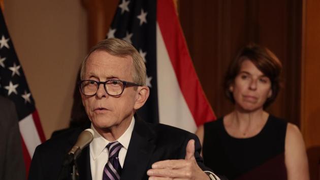 “The President wishes Governor DeWine a speedy and full recovery and commends the job he’s doing for the great state of Ohio,” said White House spokesman Judd Deere. (AP file photo)