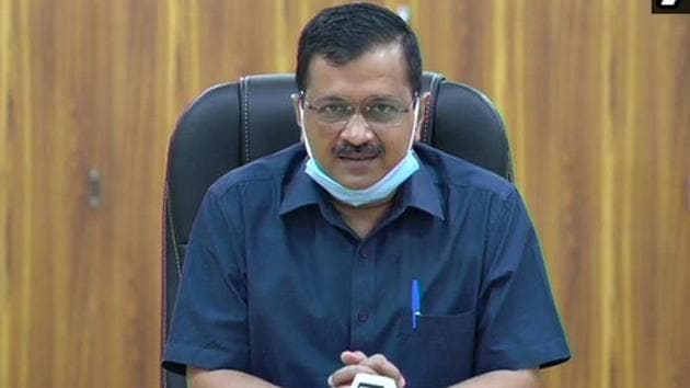 Delhi chief minister Arvind Kejriwal launched the government’s electric vehicle policy on Friday.(ANI Photo) Delhi chief minister Arvind Kejriwal launched the government’s electric vehicle policy on Friday.(ANI Photo)