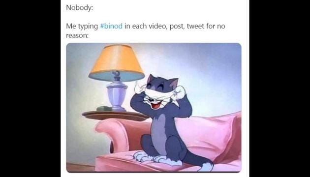 People are using #Binod to shared all kinds of posts.(Twitter/@methmemer)
