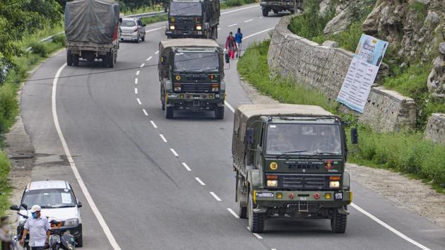 The external affairs ministry on Thursday made it clear once again that the disengagement and de-escalation process along the LAC had not made progress because of the lack of cooperation from the Chinese side.(PTI file photo) The external affairs ministry on Thursday made it clear once again that the disengagement and de-escalation process along the LAC had not made progress because of the lack of cooperation from the Chinese side.(PTI file photo)