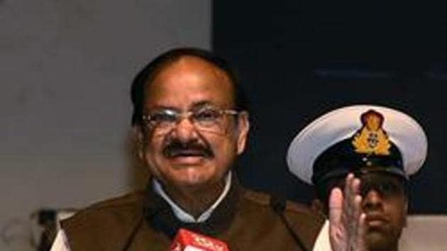 Vice President M Venkaiah Naidu(HT File)