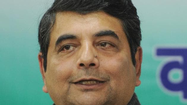 Former union minister and the Congress’s Jharkhand in-charge RPN Singh.(Parwaz Khan/HT file photo)