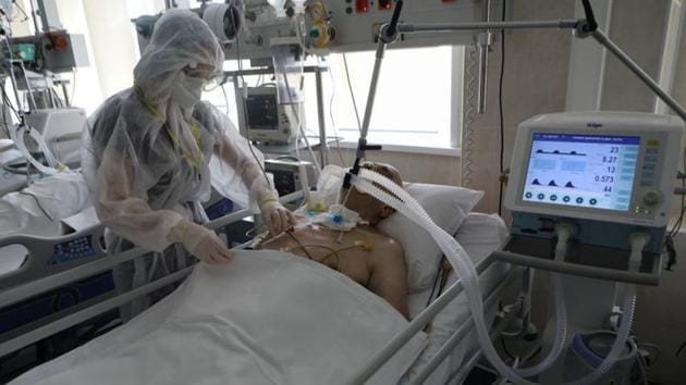 The most prevalent symptom among recovered Covid-19 patients was fatigue, the researchers said, adding over 60 per cent of people who had been treated on a ward reported fatigue, and one-third of them described it as moderate or severe.(REUTERS File/ Photo used for representational purpose only) The most prevalent symptom among recovered Covid-19 patients was fatigue, the researchers said, adding over 60 per cent of people who had been treated on a ward reported fatigue, and one-third of them described it as moderate or severe.(REUTERS File/ Photo used for representational purpose only)