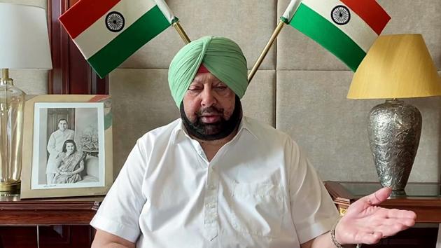 Punjab CM Capt Amarinder Singh addressing over deaths by illicit alcohol that Police & Excise Depts tasked to nab all responsible, irrespective of their affiliations & position, in Chandigarh on Tuesday.(ANI)