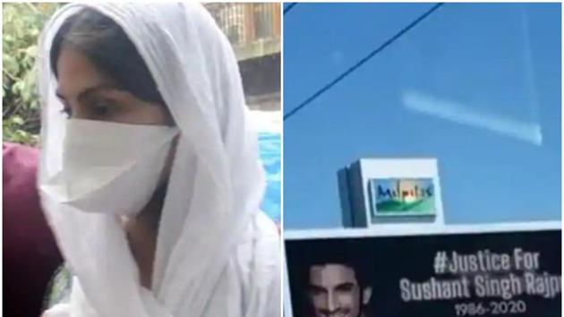 Rhea Chakraborty’s lawyer has said that she has nothing to hide, while Sushant Singh Rajput’s sister shared a billboard pic in US calling for justice for the actor.
