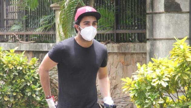 Aadar Jain seen out and about.