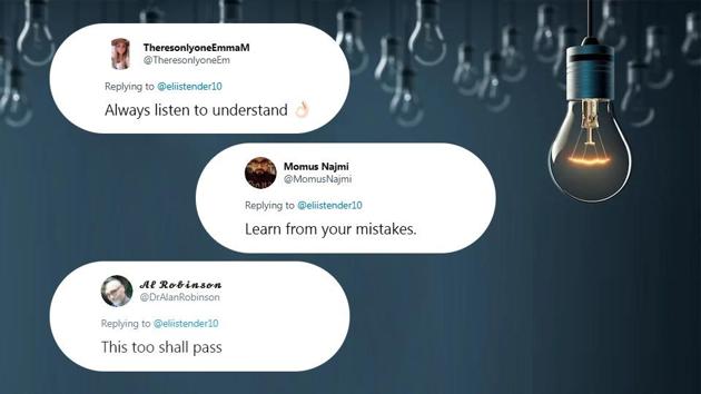 Author Asks People To Share Best Advice In 4 Words They Deliver And How Hindustan Times Six years ago i heard some parenting advice and it changed everything aim for yes funnily enough i cant. author asks people to share best advice