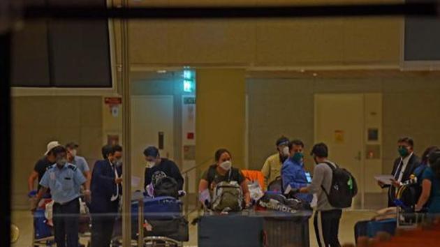 International flights to and from India were suspended since March 23 as the Covid-19 pandemic spread across the world.(Vijayanand Gupta/HT file photo)