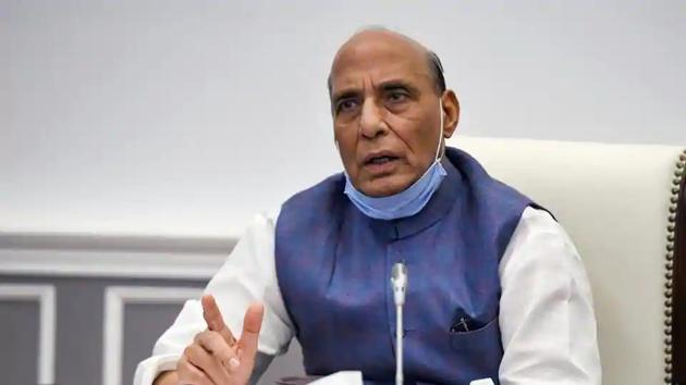 Defence minister Rajnath Singh said his ministry is making a big push in India’s bid to be self-reliant.(PTI File Photo)