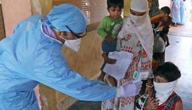 Prior to this the state had only one dedicated hospital for Covid-19 with a capacity of 220 beds. The hospital soon filled up prompting the decision of the state government to set up care centres for asymptomatic patients.(ANI PHOTO.) Prior to this the state had only one dedicated hospital for Covid-19 with a capacity of 220 beds. The hospital soon filled up prompting the decision of the state government to set up care centres for asymptomatic patients.(ANI PHOTO.)