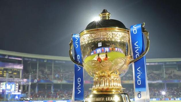 Indian Premier League trophy.(Twitter/BCCI)