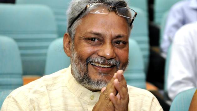Magsaysay award winner waterman Rajendra Singh during a seminar National Mission for Clean Ganga, organizing ‘Ganga Manthan- National Dialogue on Ganga’ at Vigyan Bhawan in New Delhi. (Hindustan Times) Magsaysay award winner waterman Rajendra Singh during a seminar National Mission for Clean Ganga, organizing ‘Ganga Manthan- National Dialogue on Ganga’ at Vigyan Bhawan in New Delhi. (Hindustan Times)