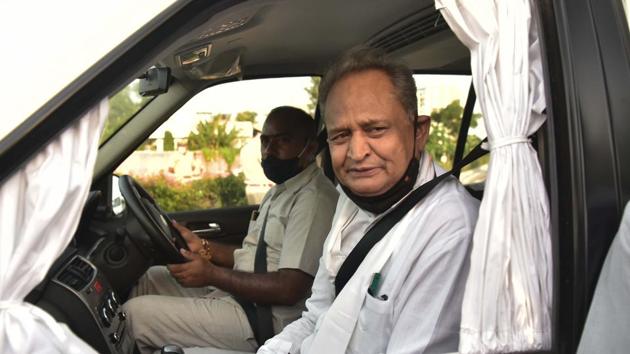 Rajasthan Chief Minister Ashok Gehlot.(HT Photo)