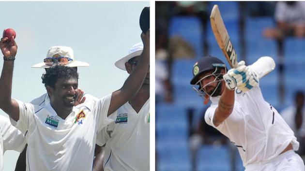 File image of Muralitharan and Ishant Sharma. (AFP/HT Collage) File image of Muralitharan and Ishant Sharma. (AFP/HT Collage)