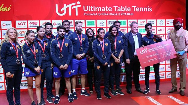 Dabang Delhi finished runner-up in the 2019 edition of the UTT (Image Credit: UTT website) Dabang Delhi finished runner-up in the 2019 edition of the UTT (Image Credit: UTT website)