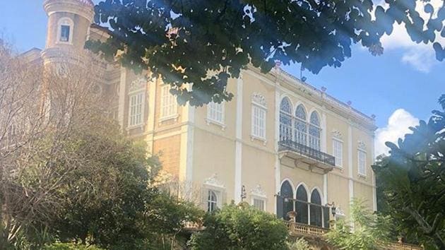 Several heritage buildings, traditional Lebanese homes, museums and art galleries have also sustained various degrees of damage.(Sursock Palace/Instagram)