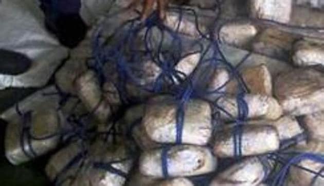 Police have estimated that the total value of the seized eight kg heroin is around Rs 32 crore in the international market, pegging it at about Rs 4 crore per kg. (PTI (Representative Image))