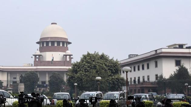 A view of the Indian Supreme Court, in New Delhi(Hindustan Times)