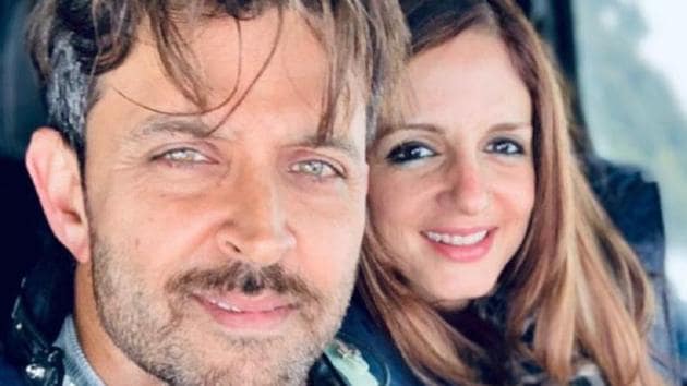Hrithik Roshan with his ex-wife Sussanne Khan.