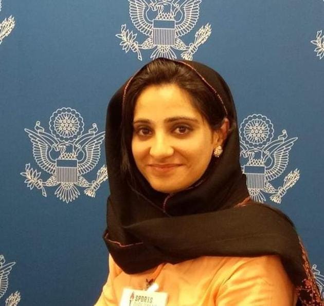 Inshah Bashir is a pioneer of women wheelchair basketball in Kashmir.(HT Photo) Inshah Bashir is a pioneer of women wheelchair basketball in Kashmir.(HT Photo)