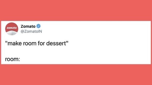This tweet was shared on August 10. (Twitter/@ZomatoIN) This tweet was shared on August 10. (Twitter/@ZomatoIN)